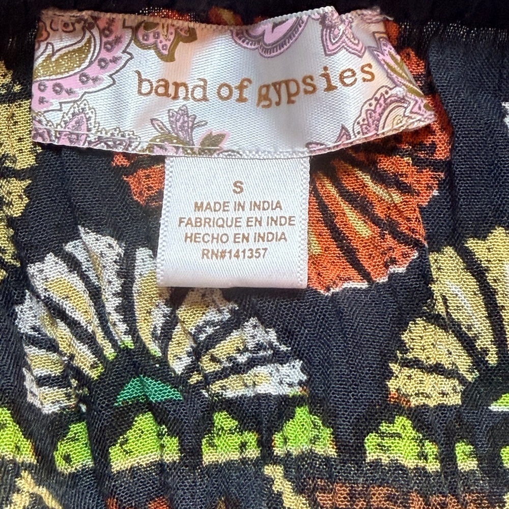 Band of Gypsies Embroidered Boho Camisole Tank – Women’s Small - Picture 12 of 15